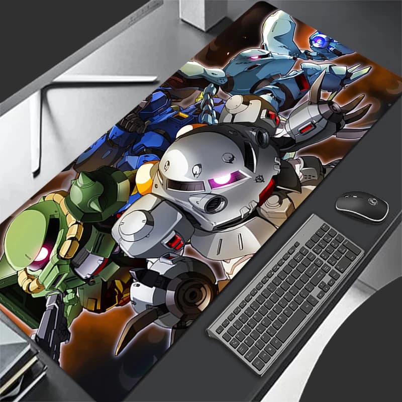 Mechanical Warrior G-gundam Z-zaku II mouse mat, table mat for players, keyboard mat, PC game accessories, mouse mat