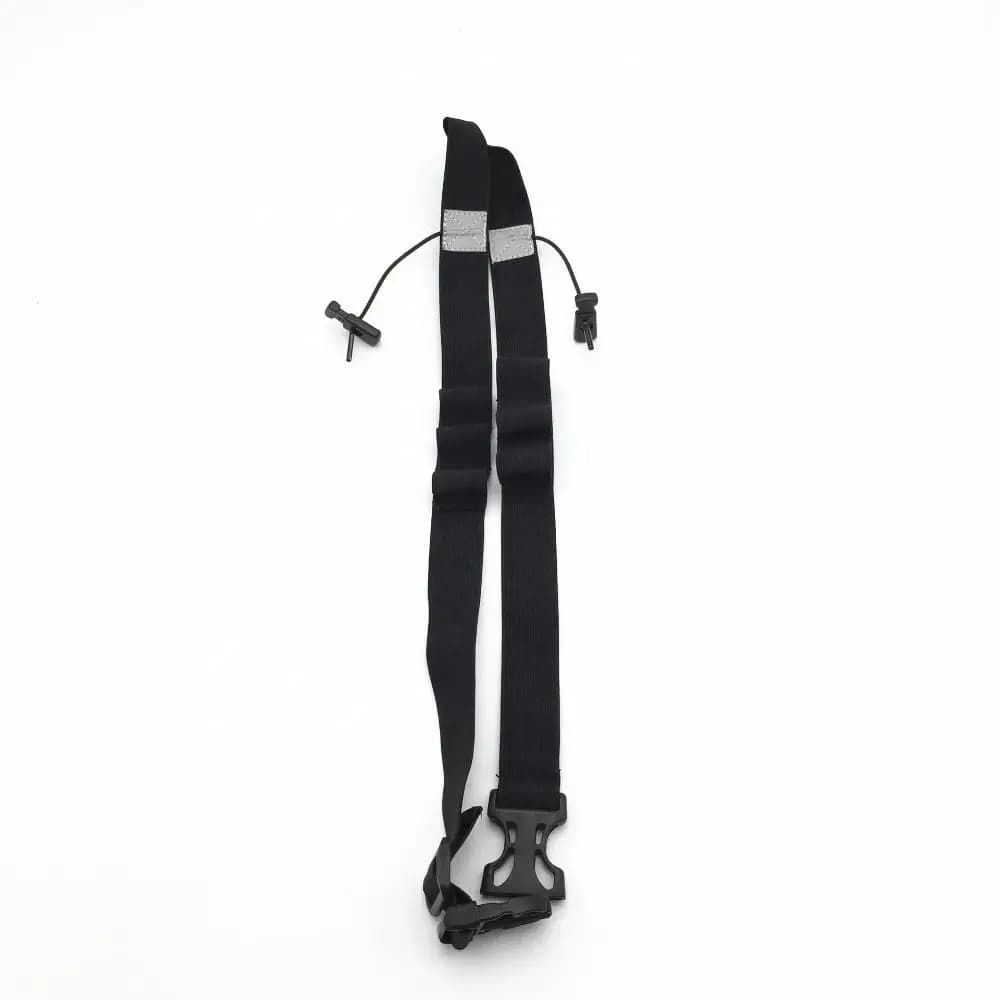 Race band for Addome with Reflective Tape, Elastic belt for Marathon with 6 Gel rings, Light