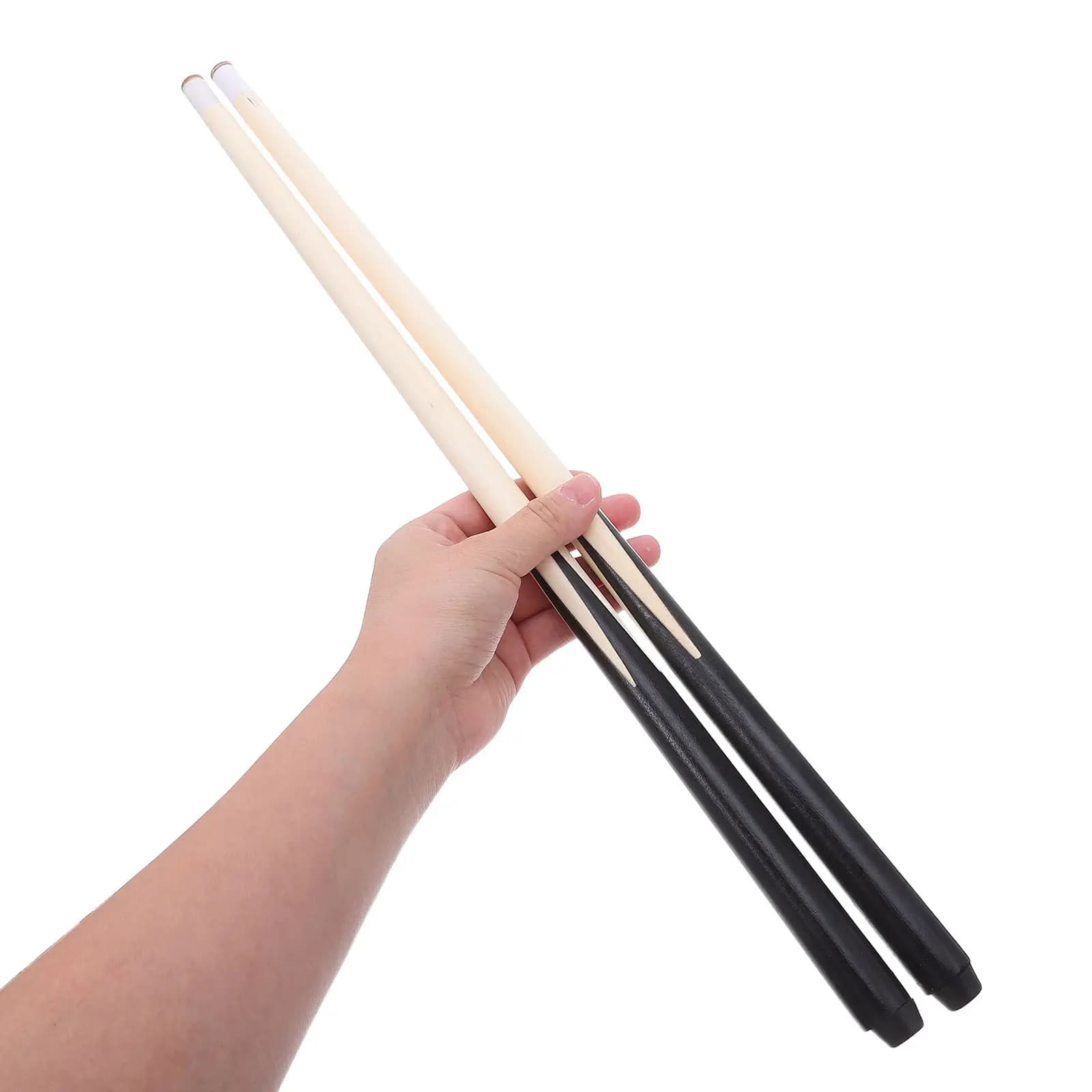 2 Pezzi Mini Stecca da Biliardo in Legno, Stecca Corta da Pool Leggera con Finitura Liscia e Impugnatura Comoda per Piccoli Spazi e Giochi di Gruppo