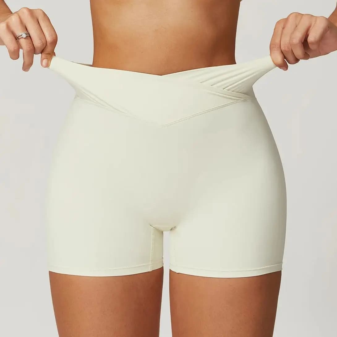 Women's High Elastic Yoga Shorts Women's Sports Push Up Shorts Running Shorts Fast Drying Training Shorts Gym High Life Bike Shorts from Yoga