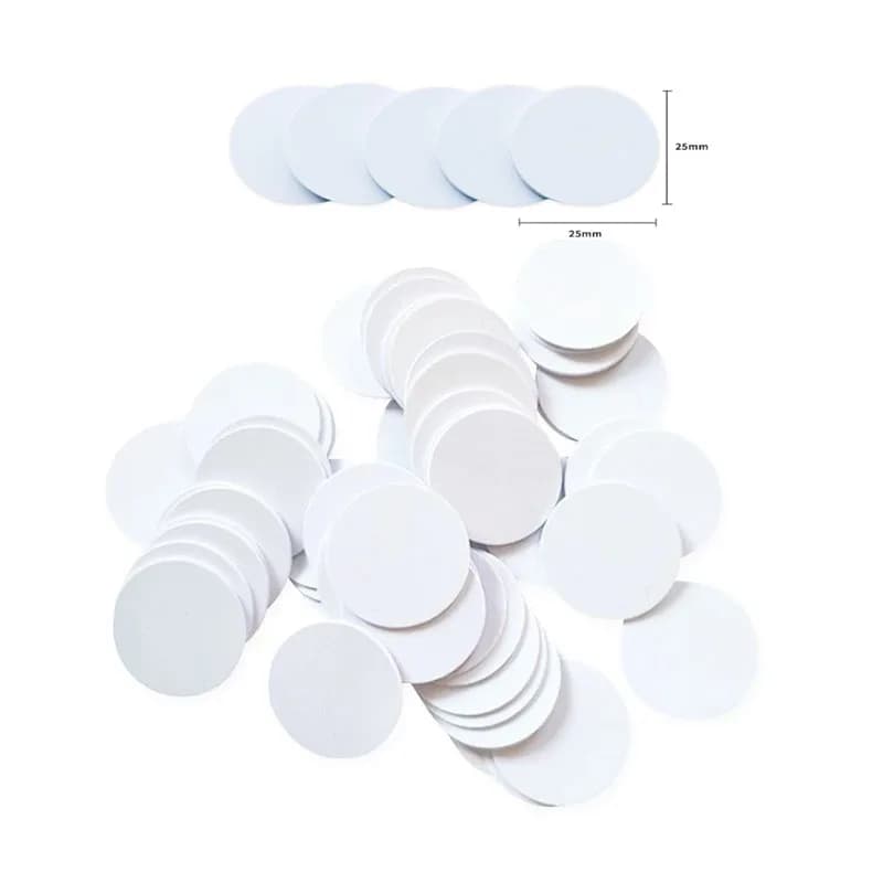 5/10pcs Ntag216 NFC Coin Card 13.56MHz Ntag 216 RFID Card Smart Card Tag NFC per tutti i telefoni NFC diametro 25mm
