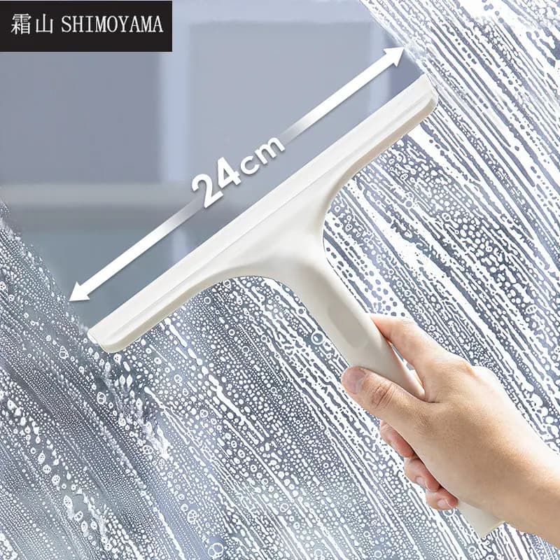 SHIMOYAMA Strumento per la pulizia del vetro Tergicristallo per la casa Detergente per specchietti da bagno Lama per raschietto Spazzole per raschietto per vetro in silicone
