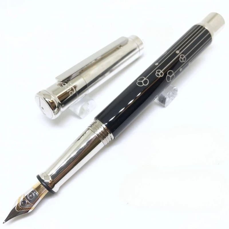 Geman New-OTTO HUTT Design04 Exquisite Stainless Steel Fountain Pen Luxurious Boss Teacher Collection Stationery 0.5F M B 1.0MM