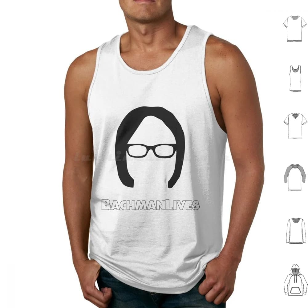 Bachman Lives Canotte Canottiera senza maniche Erlich Bachman Sv Silicon Valley Hbo Jin Yang Jimmy O Yang