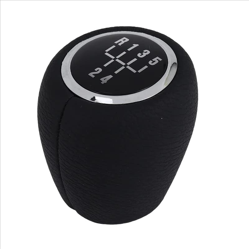 A09E-5 Speed Manual Gear Shift Knob PU Leather Lever Shifter Handball For Opel Vectra C Signum Facelift 2005 2006 2007 2008