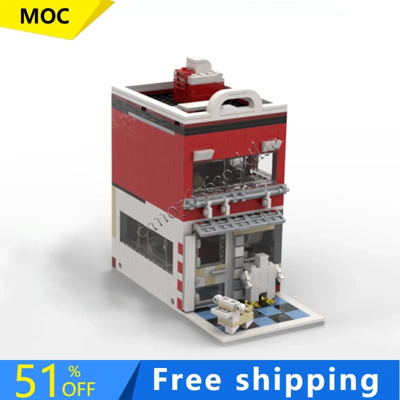 Hot 735 PCS MOC Lusso Camper su larga scala Van Modello modulare Architettura Building Block Fai da te Educazione Assemblaggio Giocattoli per bambini Regali