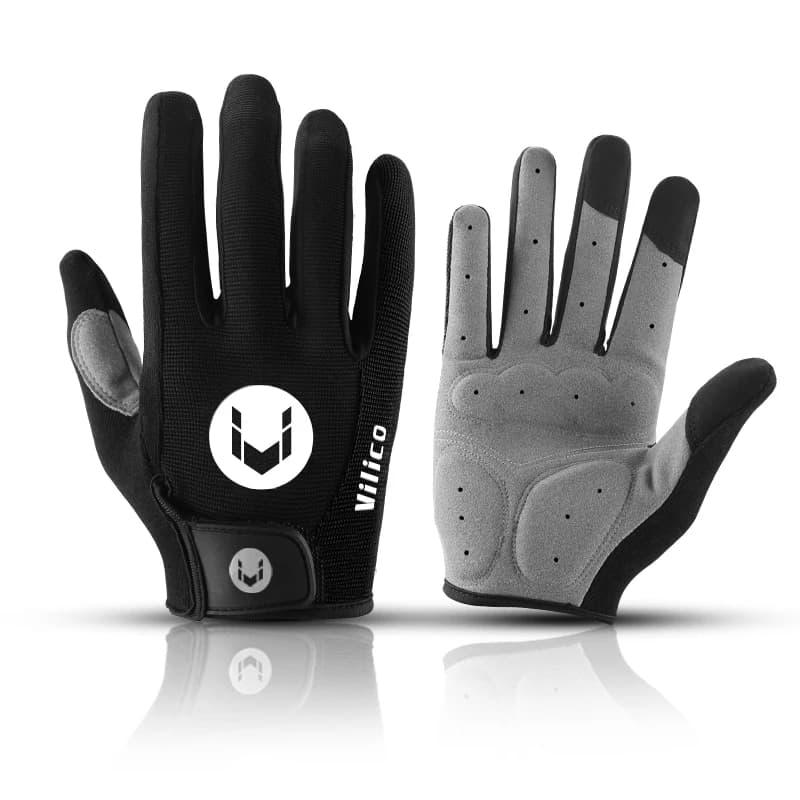 MTB autumn winter cycling gloves with long fingers, non-slip, shockproof, breathable, touch screen, bicycle, motorcycle, men's