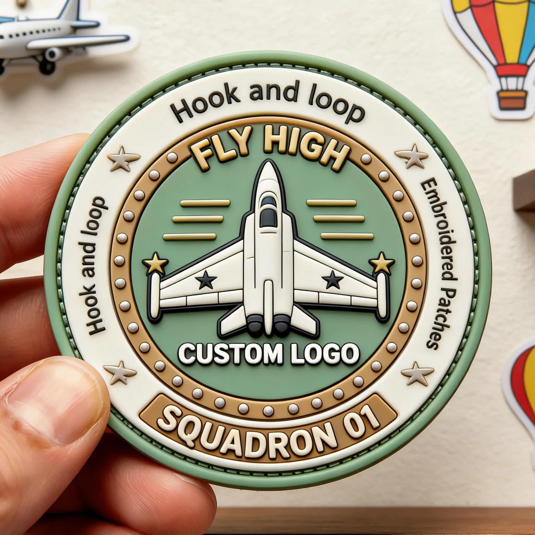 Patch in PVC personalizzate da cucire con velcro, adesivi fai da te per abbigliamento, cappelli, borse - Toppe per vestiti