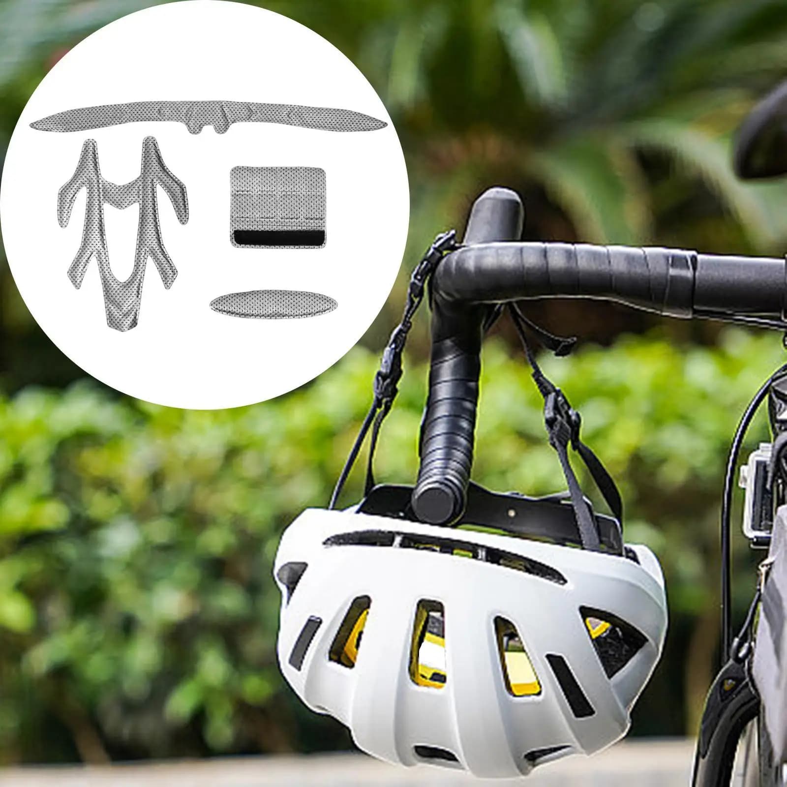 Indoor helmet padding Soft replacement for cycling on mountain bike Skateboard