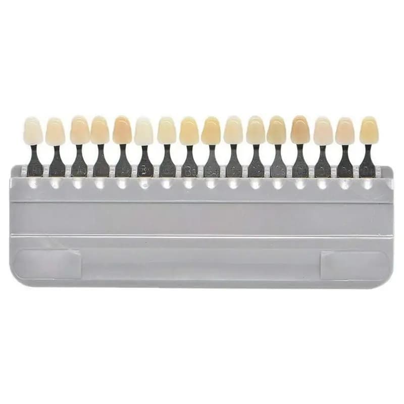 3D Whitening Colors Guide, 16 Colors/Set, Drawing Print and Comparison of Color Scale for Dental Whitening