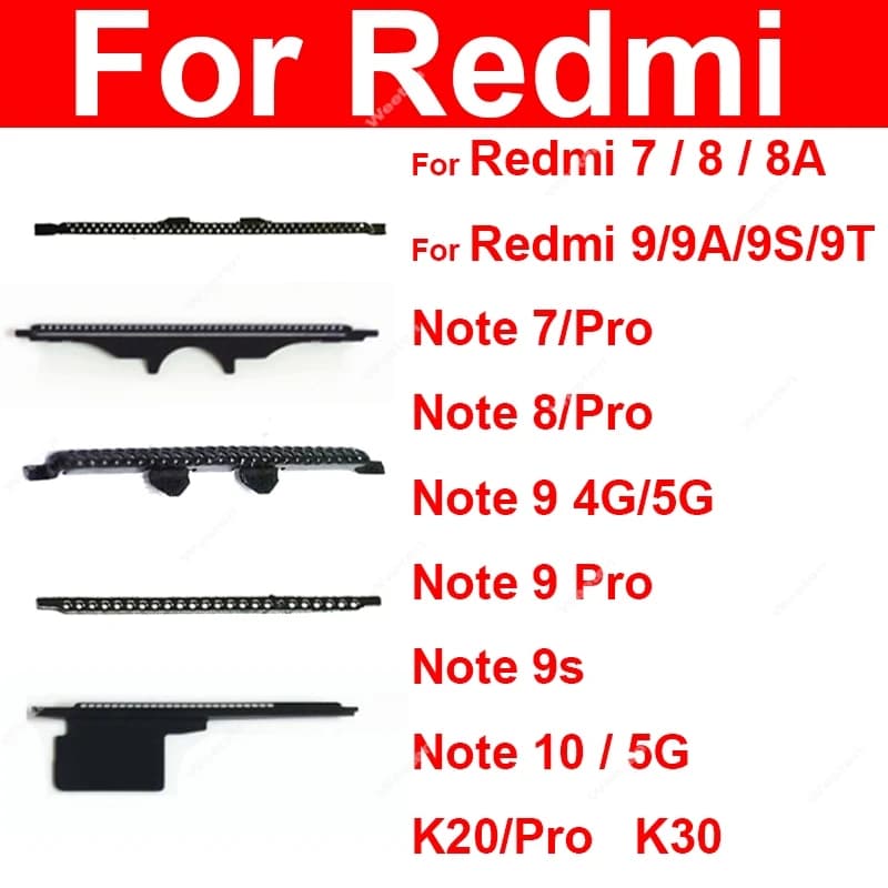 Altoparlante auricolare Mesh Anti dust per Xiaomi Redmi Note 7 8 8T 9 10 Pro 4G 5G Grill Net per Redmi 9A 9T 9S K20 K30 Pro Prime