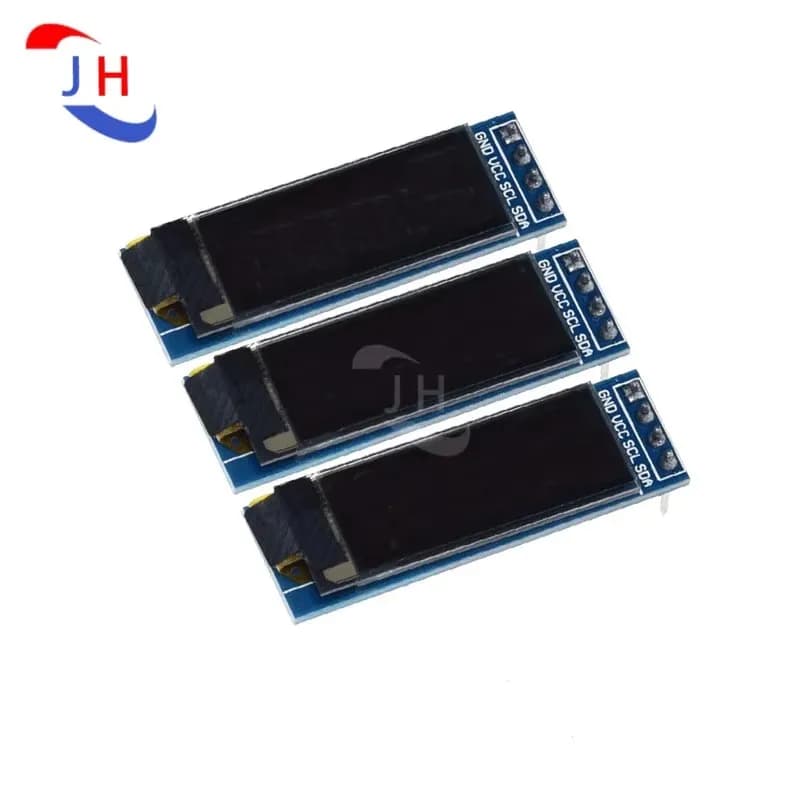 1PCS OLED module from 0,91 inch 0.91 "white/blue/yellow OLED 128X32 OLED LCD LED SSD1306 IIC display module communicate for Arduino