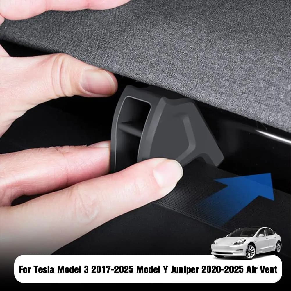 1/2pcs For Tesla MODELLO 3 Highland Y 2020-2025 Deodorant Air Output Adapter Perfume Silicone Clips Auto Air Vent Fragrance Clip