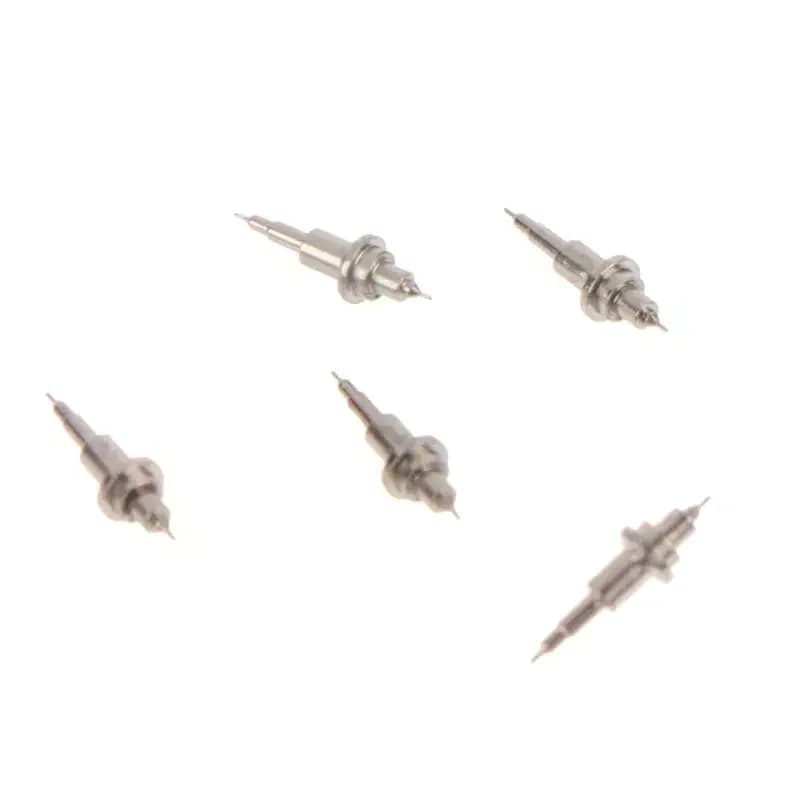 5Pcs Pocket Watch Pivot Pendulum Axes: Sharp Balance Wheel Tips & Shafts for Precision Pocket Watch Repair & Restoration