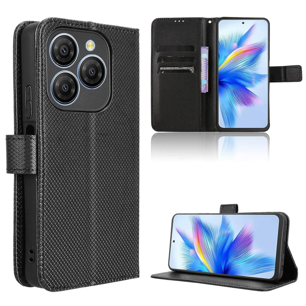 Per Blackview Shark 9 5G Luxury Flip Diamond Pattern Pelle PU Custodia a portafoglio in pelle per Blackview Shark 9 Shark9 Borsa per telefono