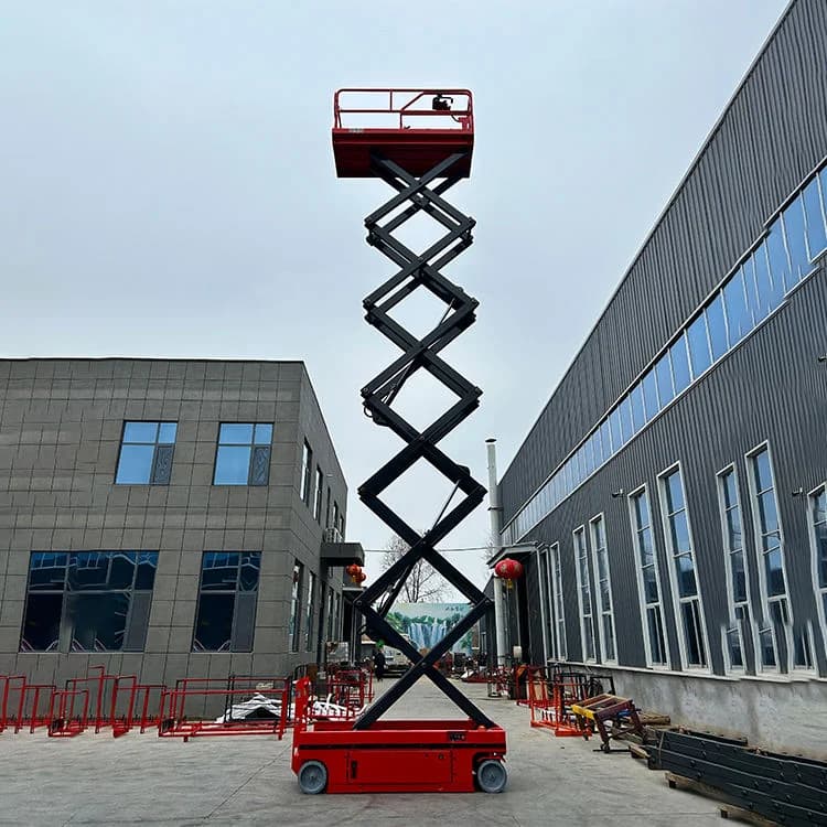 6m 8m 10m 12m 14m Air Work Platform Fully Automatic Lifter Portable Electric Hole Lift for Indoor Use