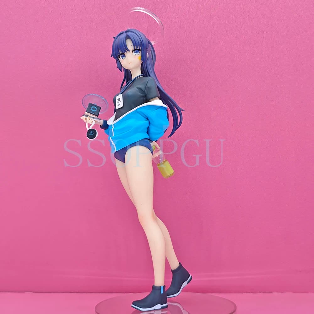 Max Factory Blue Archive Figure Hayase Yuka in Body 1/7 Anime Girl Action Figure Giocattolo Statua da Collezione Modello Bambola Regalo 24cm