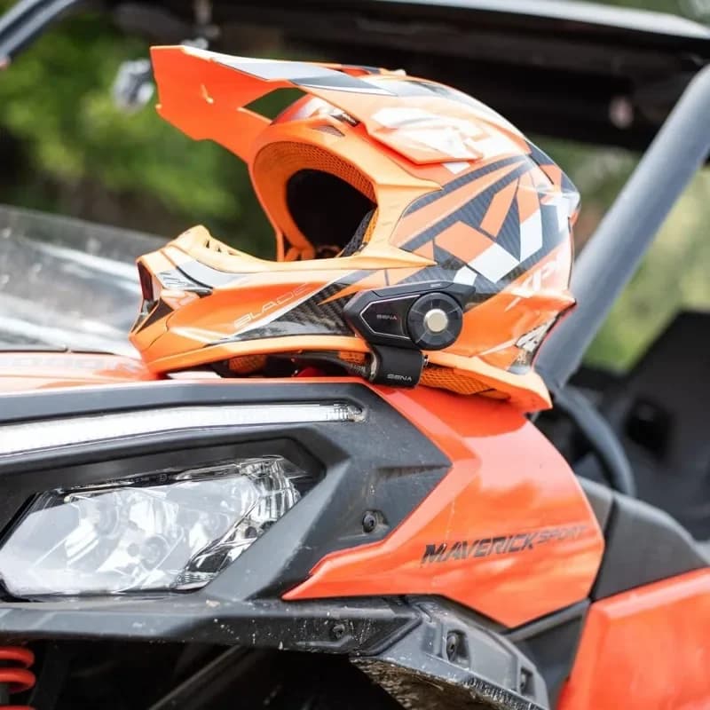 Sistema di comunicazione in rete per auricolare Bluetooth per moto 30K, nero, confezione singola con altoparlanti HD