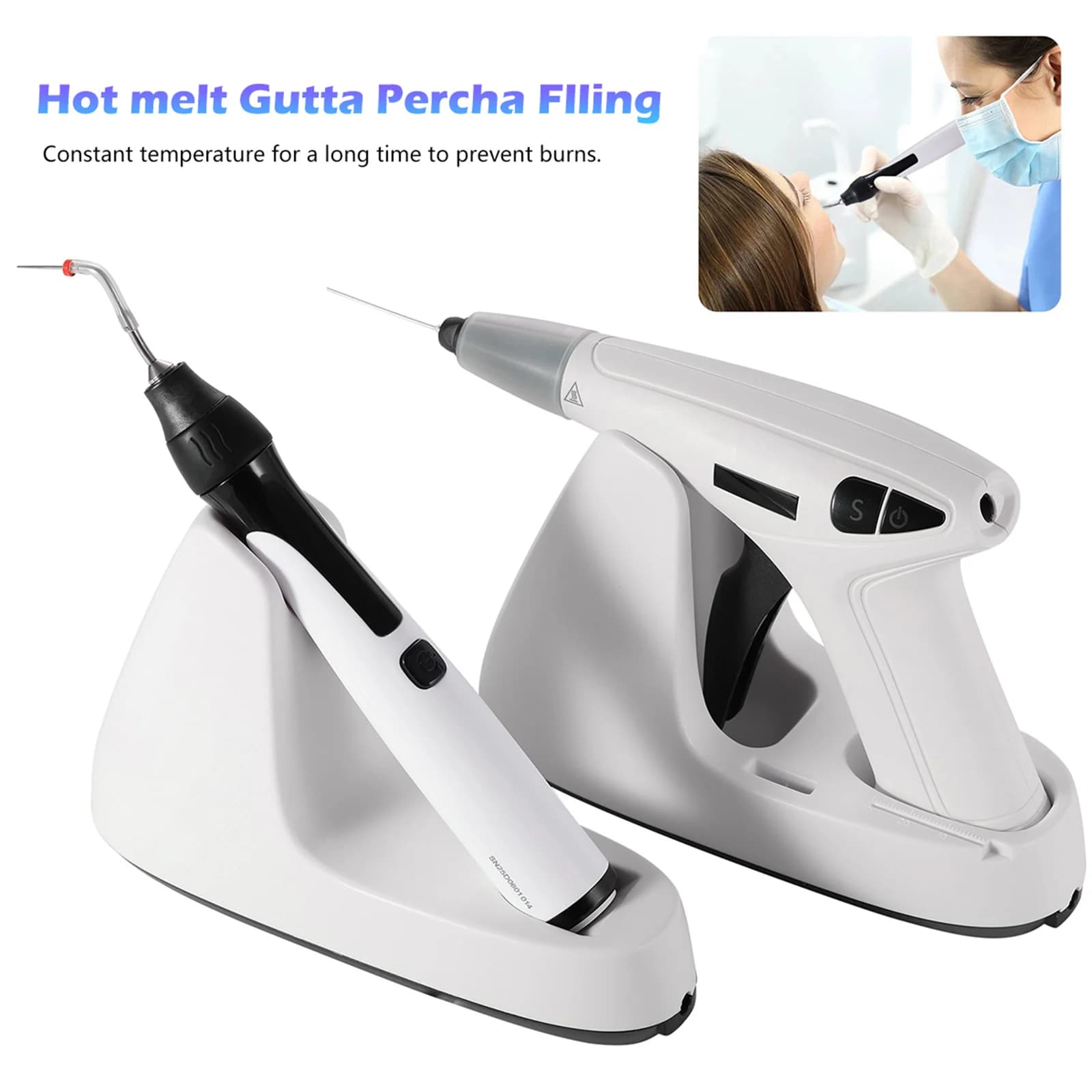 Punte della penna riscaldante per pistola di riempimento hot melt con sistema di otturazione endo della guttaperca dentale