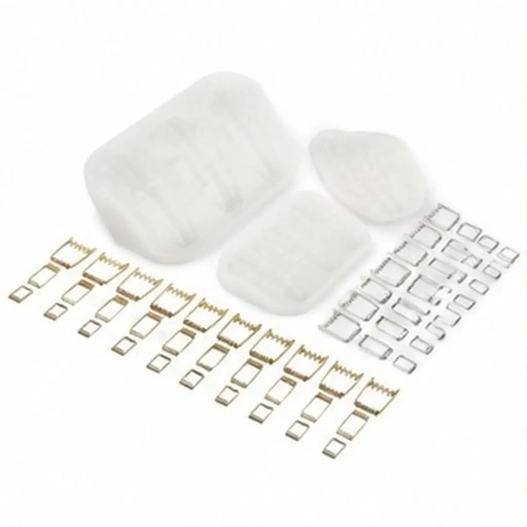 3Pcs Photo Clip Silicone Mold Resin Casting 3 Sizes DIY Postcard Clip Craft Epoxy Mould Transparent Flexible 60 Springs