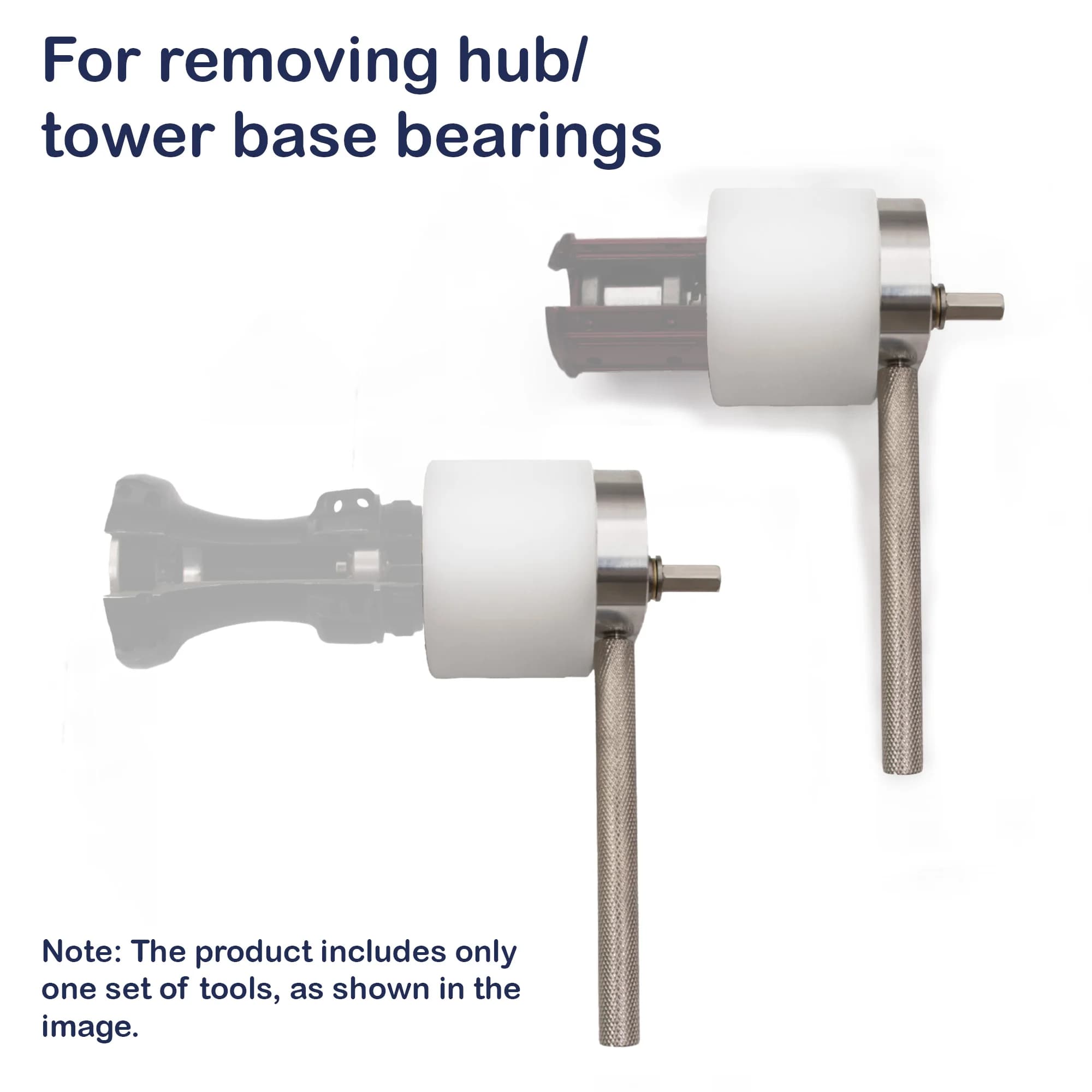 Bicycle Hub Bearing Removal Tool Kit M5 Screw 100mm Handle Expanding Blocks Bike Wheel Hub Tower Base Bearing Disassembly Tool