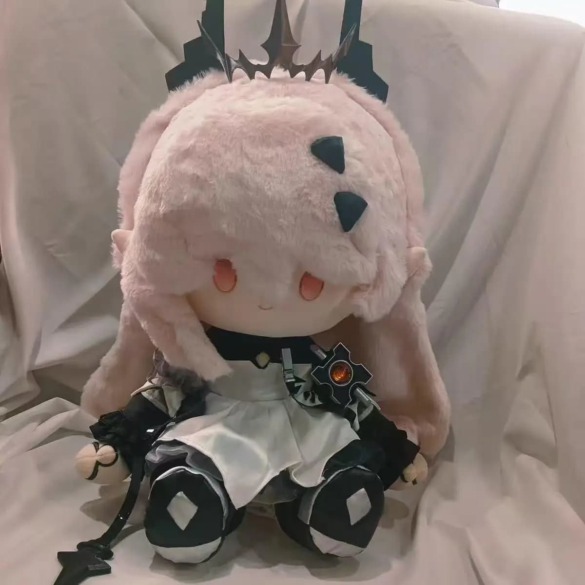 Arknights Theresa Plush 40cm Sitting posture Stuffed Cotton Dress Up Pillow Game Peripheral Birthday Gifts