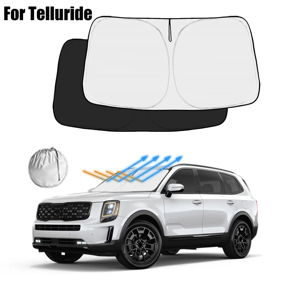 Parasole per Parabrezza Auto per Kia Telluride 2020-2023 2024 2025 Protezione UV per Finestrino Anteriore Accessori Interni