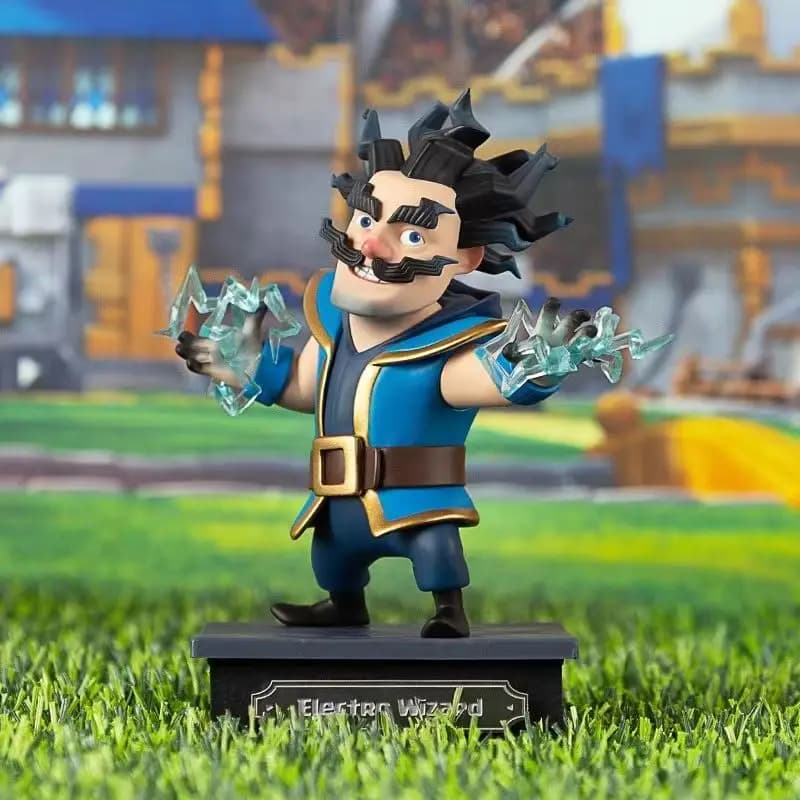 100% originale Supercell Anime Figure Clash of Clans Action Figure Clash Royale Electro Wizard Character Figure Collection Model