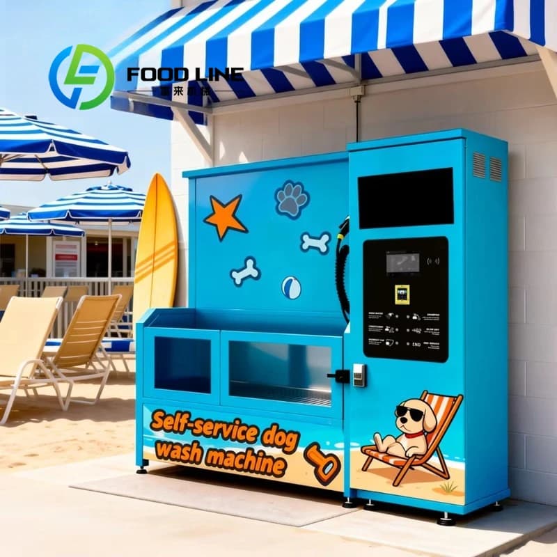 Stazione di Lavaggio Automatica Personalizzata in Acciaio Inox per Cani e Gatti, Vasca da Bagno Fai-da-Te per Animali Domestici, Distributore Automatico per la Toelettatura di Rettili