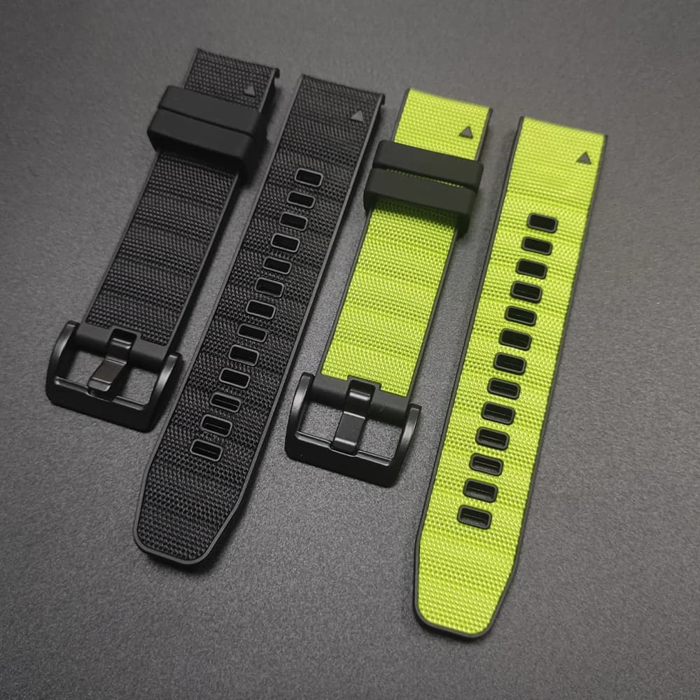22 MILLIMETRI 26 MILLIMETRI cinturino Per Garmin Fenix 8 Pro E 3 5 5X 6 7 7X Pro/Mk3i Mk2i G1/EPIX cinturino in nylon + silicone Quickfit braccialetto cintura