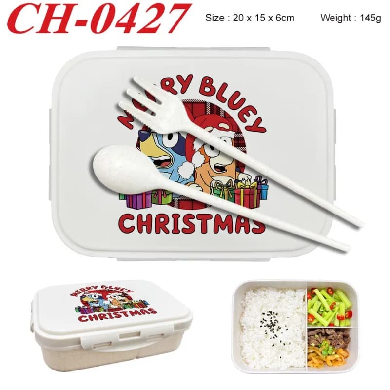 Blueyeds Lunch Box Termico in Paglia di Grano con Scomparti e Coperchio per Studenti e Lavoratori d'Ufficio, Contenitore Portatile per Alimenti