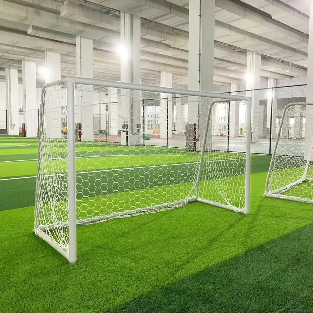Porta da calcio portatile in alluminio di grandi dimensioni (24 piedi) per 11 giocatori, per appassionati di calcio, attrezzatura da campo
