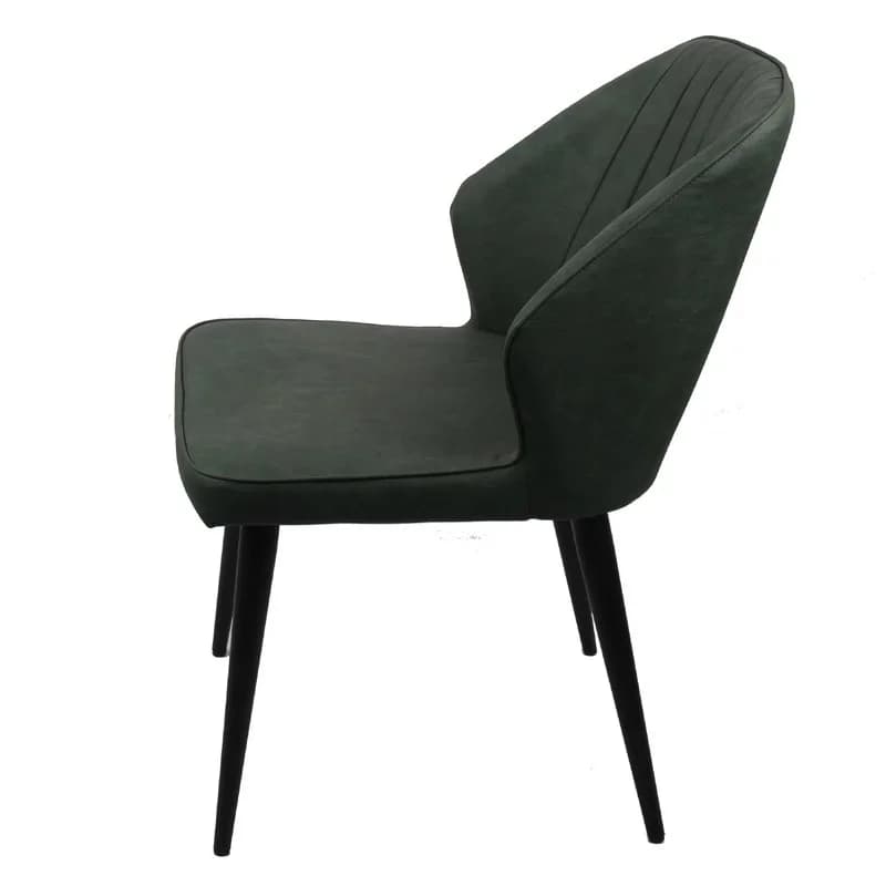 Per Sillas Modernas Mobili per la casa Ristorante Ome Sedia da pranzo in pelle PU dal design moderno con gambe in ferro