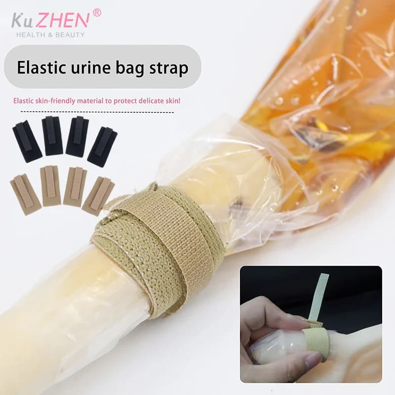 10 pz Regolabile Maschio Catetere Esterno Cinghia Fissa Borsa Per Urina Uomini Incontinenza Urinaria Penile Morsetto Fissatore Riutilizzabile Fascia di Supporto
