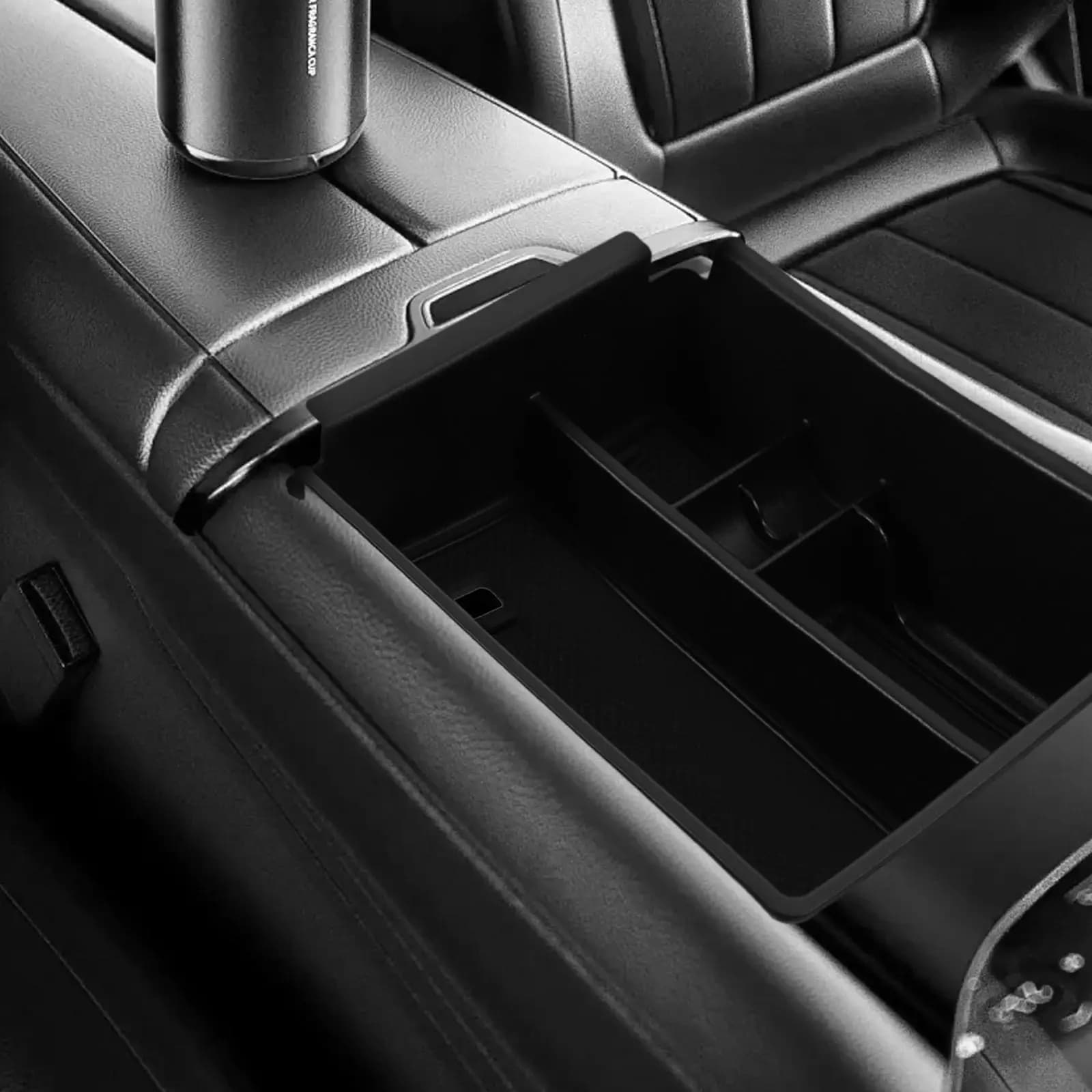 Organizer per Bracciolo Auto, Scatola Portaoggetti in Plastica per Console Centrale, Vassoio Portaoggetti per Sedile Anteriore