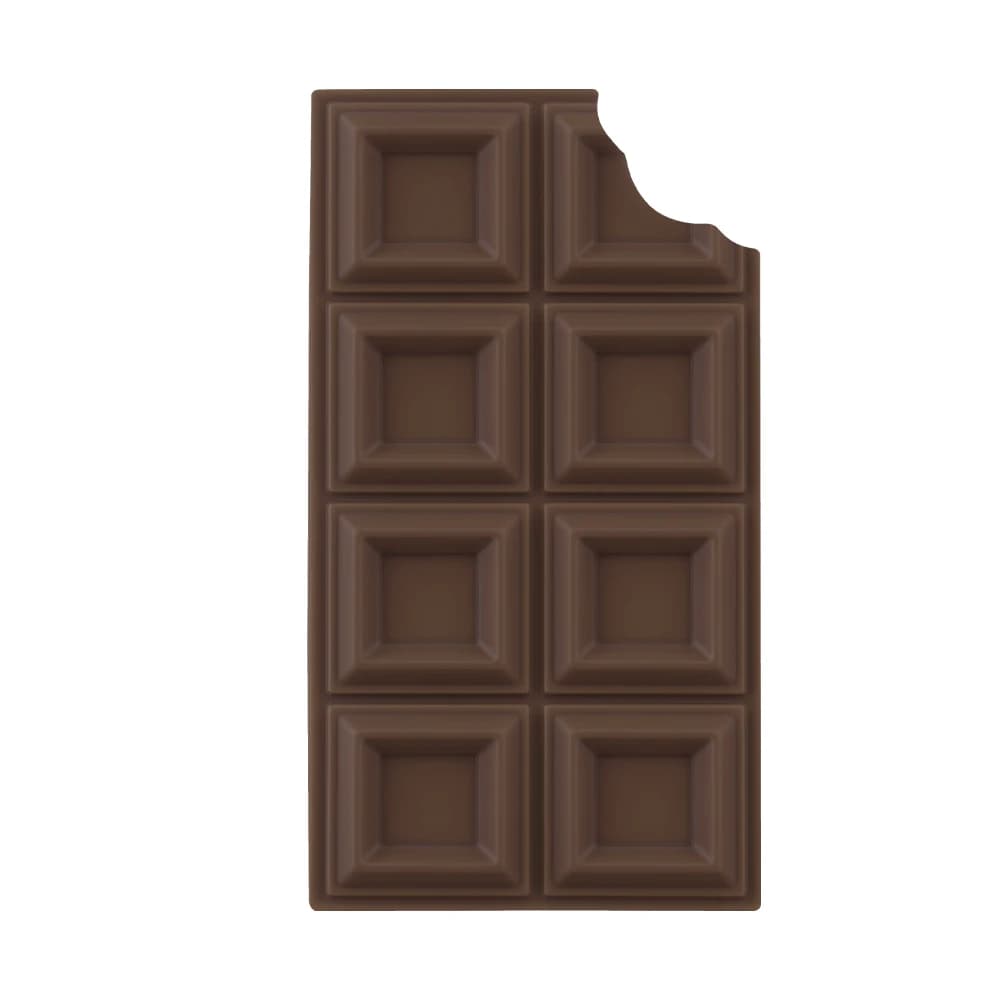 Chocolate Bar USB Hub 4-in-1 Expander 2 Type-C & 2 USB 2.0 Ports, Fun Chocolate Block Design for Mouse, Keyboard & Flash Drive