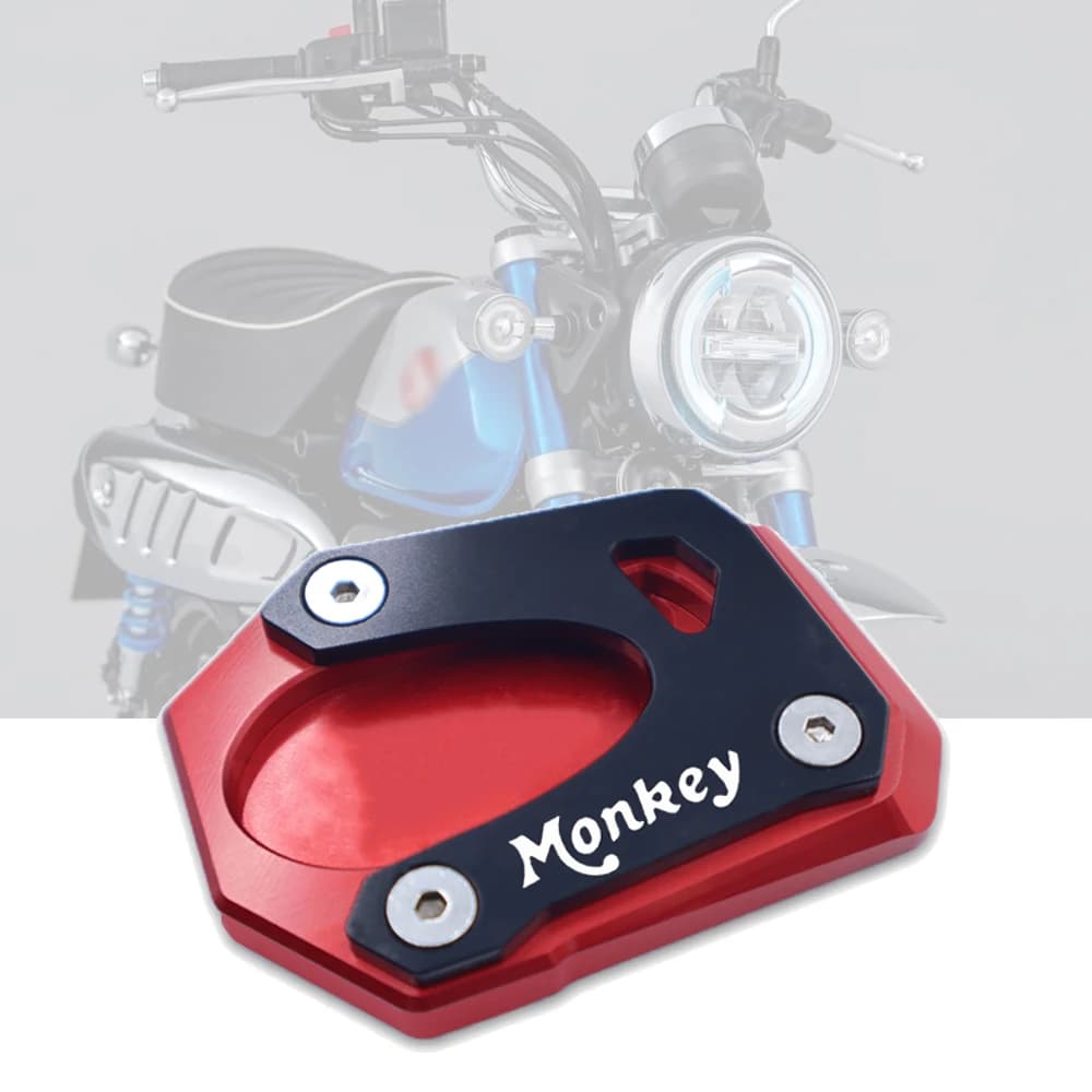 Per Monkey 125 Monkey125 2018-2022 Moto CNC Cavalletto Piede Cavalletto Laterale Estensione Pad Piastra di Supporto Ingrandire Stand
