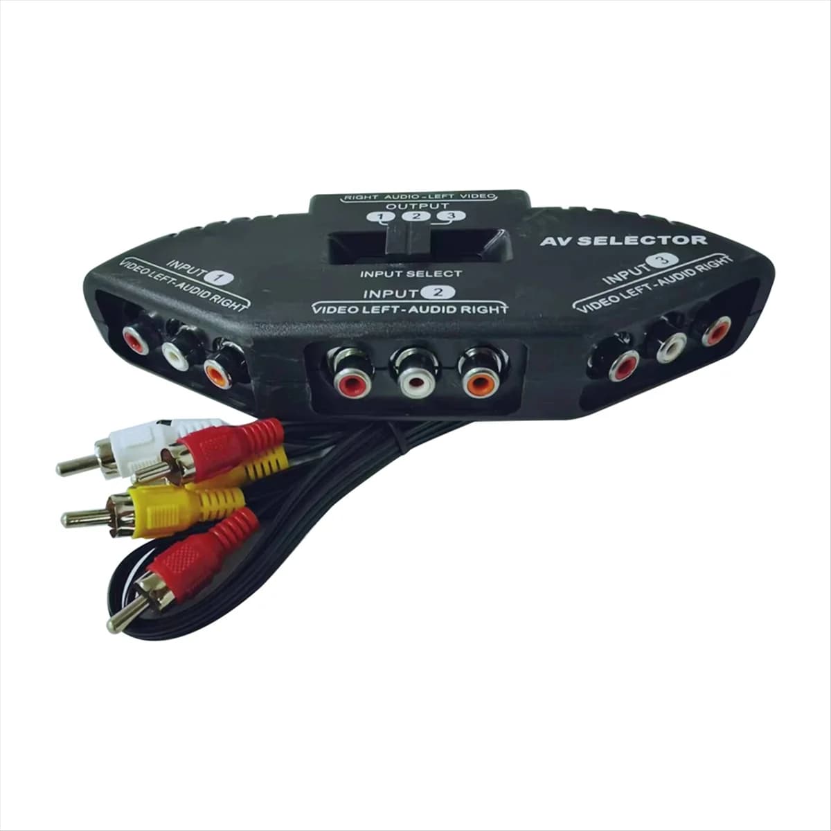 Selettore audio video AV a 3 vie Switch Splitter Box con cavo per TV X-Box Dispositivi per lettori DVD Switch XY