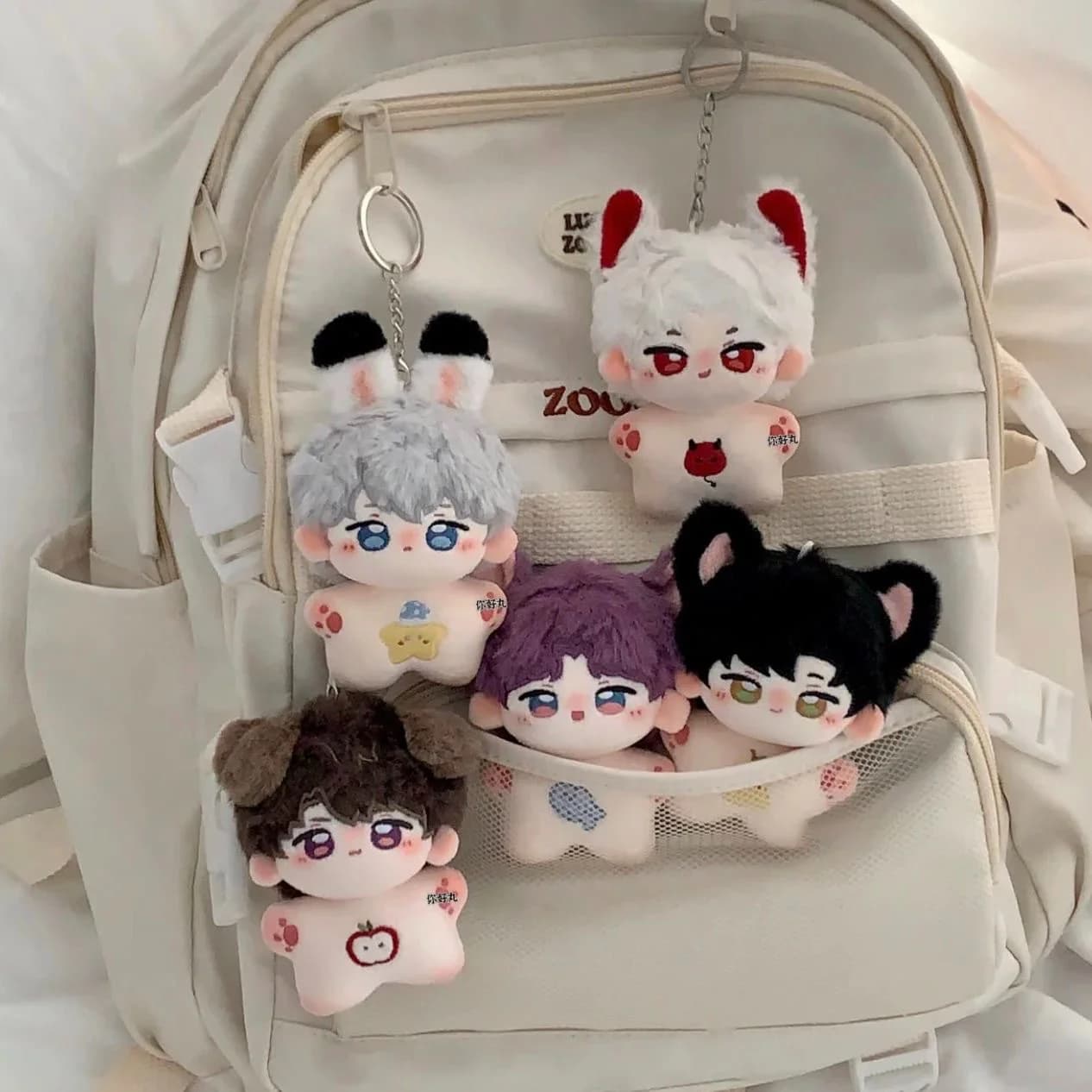 10 cm Amore e spazio profondo Peluche Xavier Stella marina Bambola 10 cm Stella marina Portachiavi Anime Simpatico regalo da collezione Licenza ufficiale