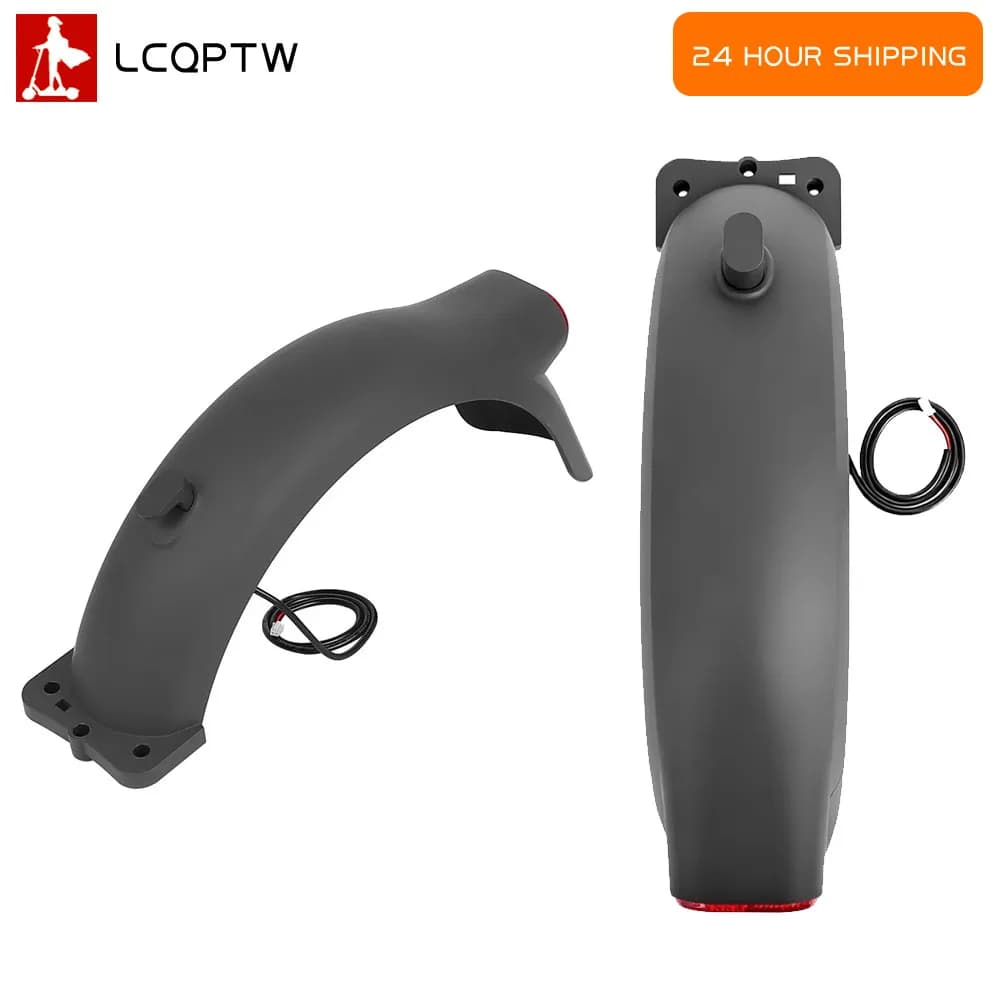 Parafango Posteriore con Luce Freno LED, Impermeabile e Antispruzzo, Accessorio di Ricambio per Monopattino Elettrico Xiaomi 5 Plus