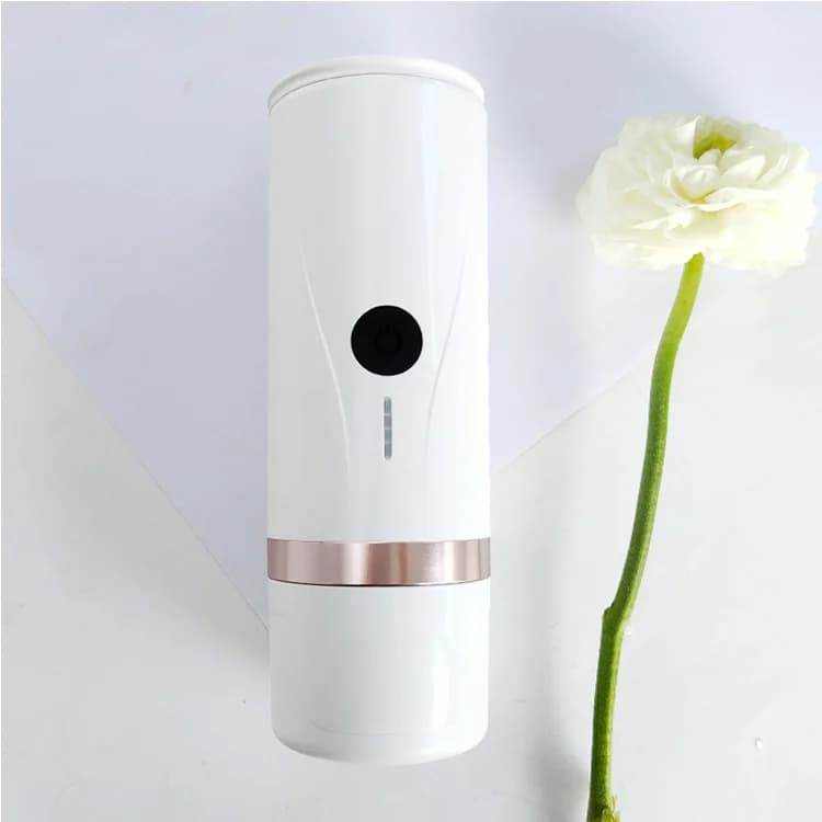 Portable Travel Coffee Machine Cappuccino Machine Espresso Machine Car Garage Service Gadgets Battery Aluminum Alloy 2 in 1
