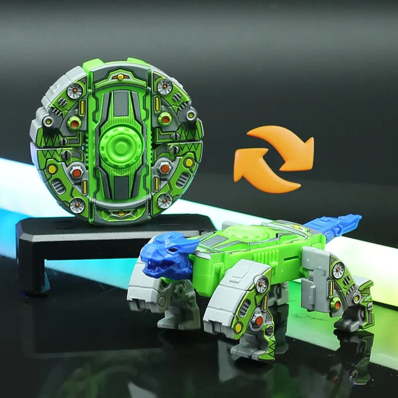 Nuovo Mini Trasformato Fidget Spinner Dinosauro Carrello Per Adulti Fidget Giocattoli EDC Ufficio Alleviare Lo Stress Giocattoli di Plastica Spinning A Mano Regali