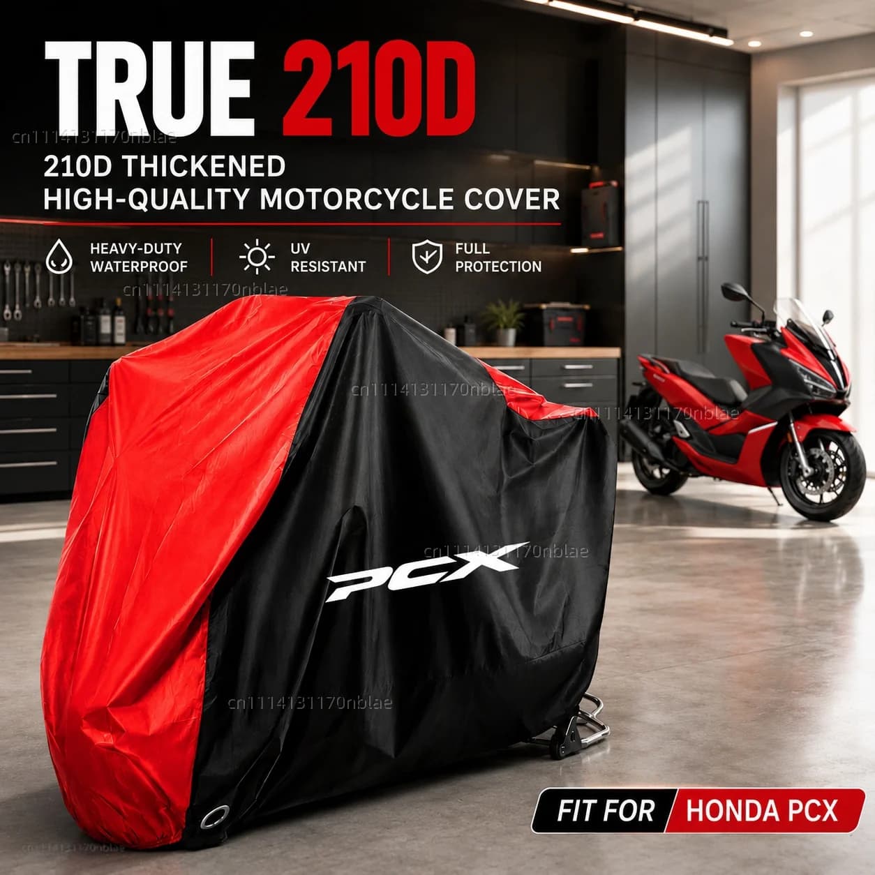 For HONDA PCX125 PCX150 PCX 125 150 pcx 125 150 210D Motorcycle Cover Waterproof Dustproof UV Protection Moto Rain Cover