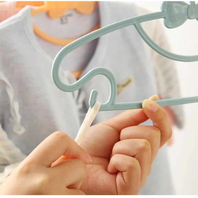 1/4/10 pezzi appendiabiti per bambini display portatile abbigliamento per bambini organizzatore grucce antivento casa bambini armadio appendiabiti rack