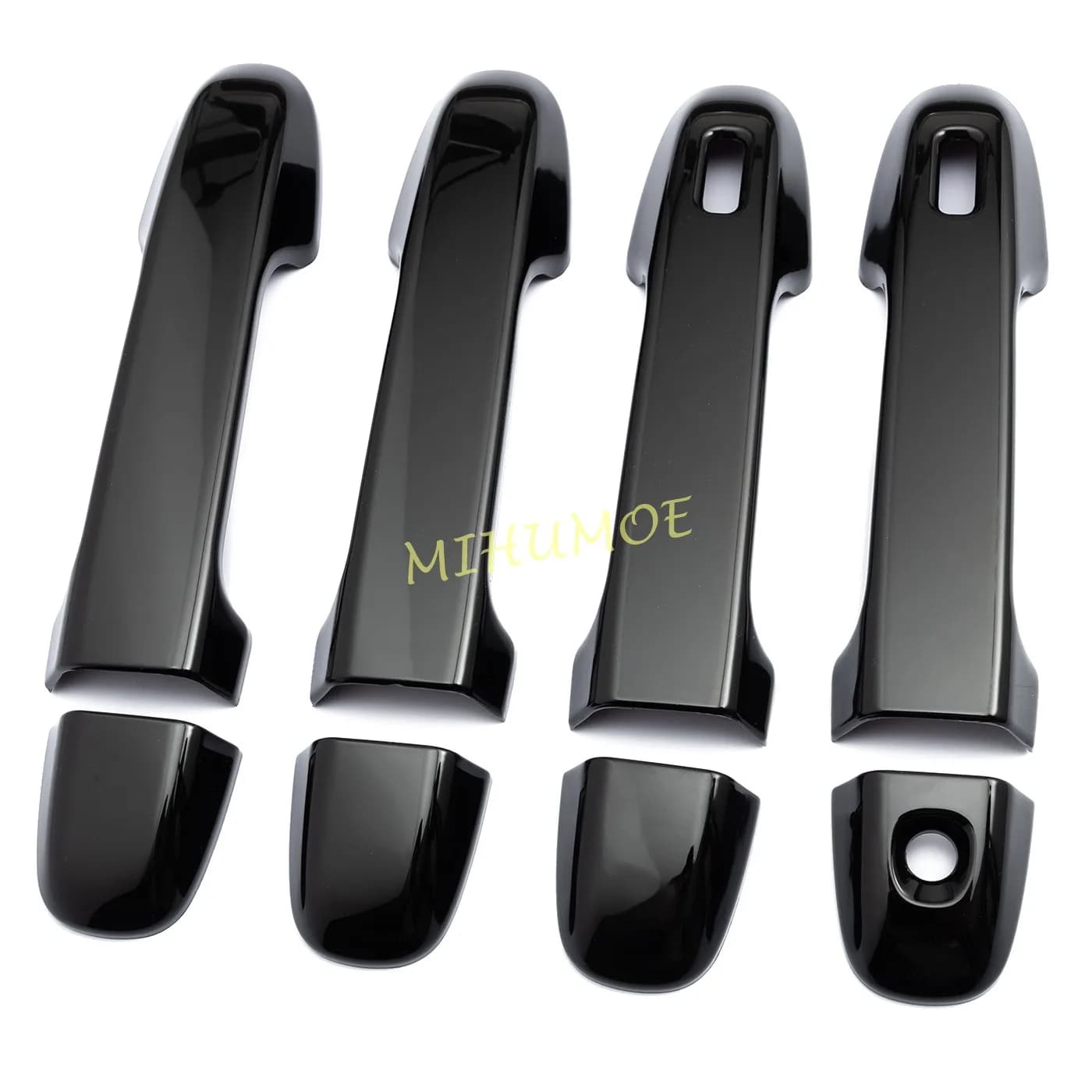 Copri Maniglia Auto in Fibra di Carbonio Cromata Nero Lucido, Accessori Styling per Subaru Forester SK Crosstrek Impreza XV