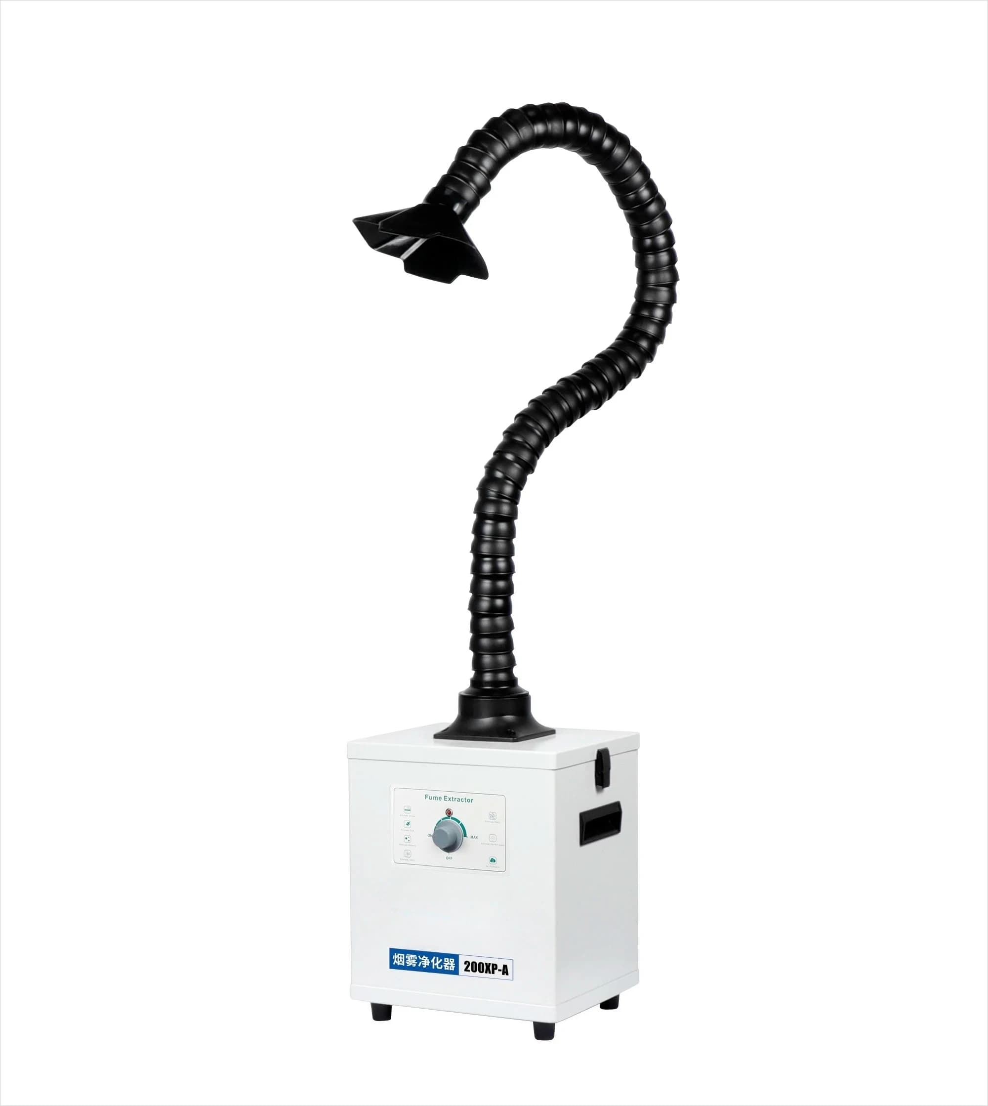 Estrattore di Fumi 200XP da 150W, Purificatore d'Aria con Filtro Hepa per Fumo e Polvere, per Uso Industriale e Domestico