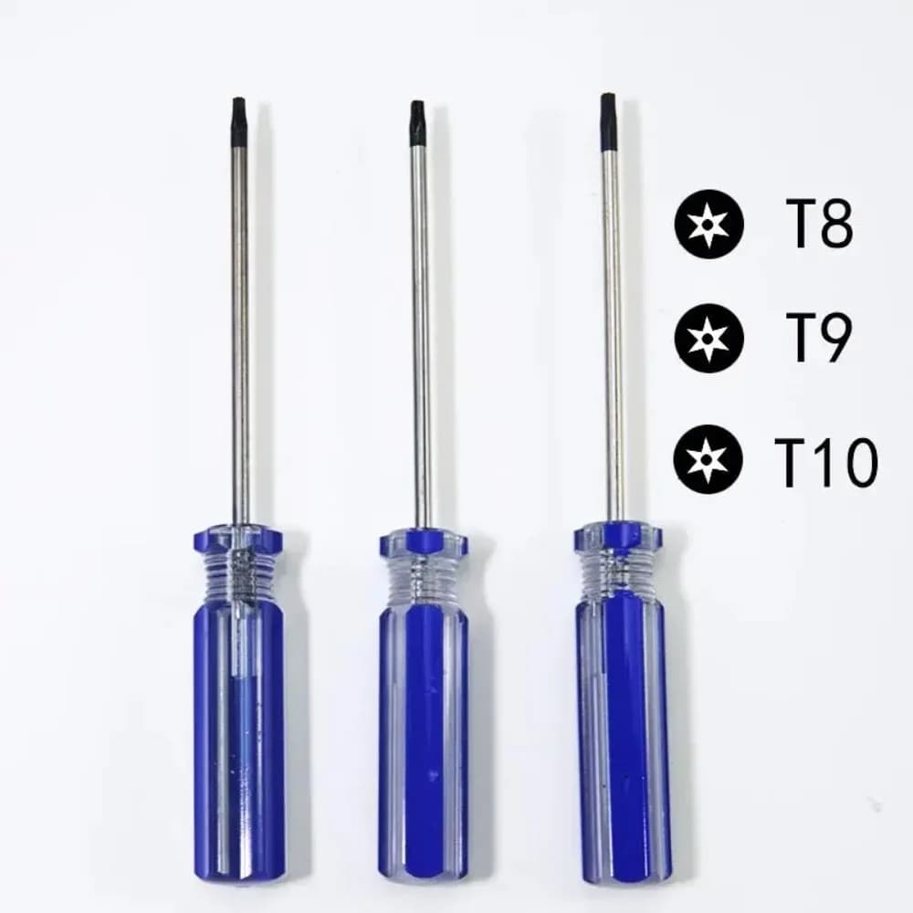 Cacciavite Torx T8 e T9 e T10 Cacciavite di sicurezza per Xbox-360/PS3 Foro antimanomissione Riparazione apertura