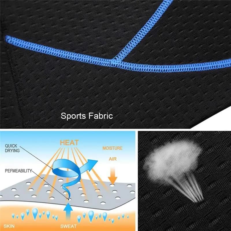 Oct.501 Men's Cycling Shorts 4D padded cycling shorts with anti-slip grips for cycling Club Blu,L