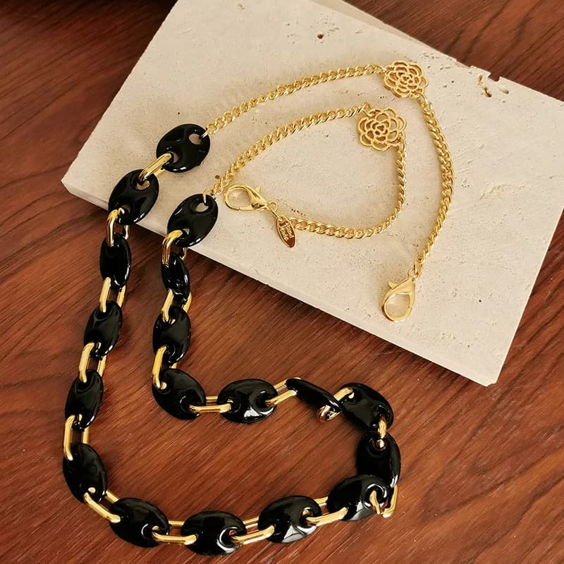 Catena in acrilico, catena per maschera, catena per occhiali da sole, cordino per donna