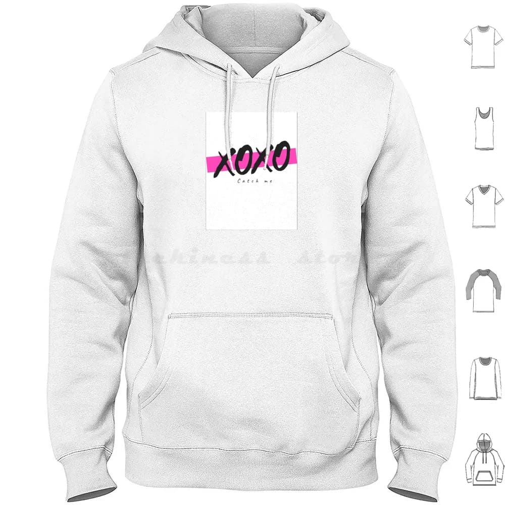 Xoxo Catch Me If You Can Hoodies Long Sleeve Xoxo Catch Me Game Girls Gone Wild Go For It